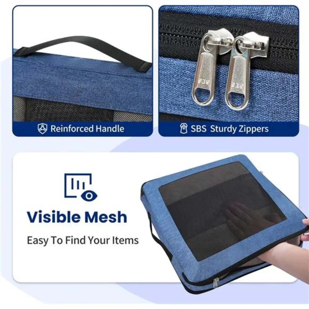 8 Set/6 Set/4 Set Compression Packing Cubes for Travel, Lightweight Vacation